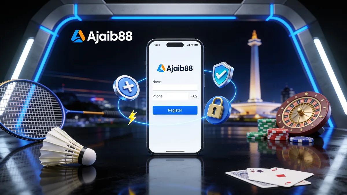 Cara Verifikasi Akun AJAIB88 untuk pemain di Indonesia